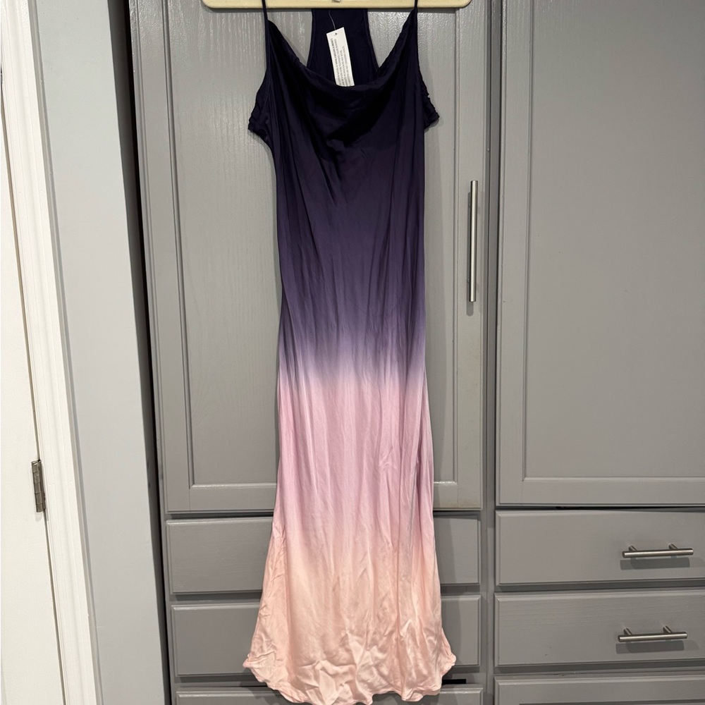 Young Fabulous & Broke Ombre Maxi Dress in Purple and Pink
